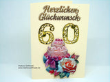 Glückwunschkarte zum 60. Geburtstag